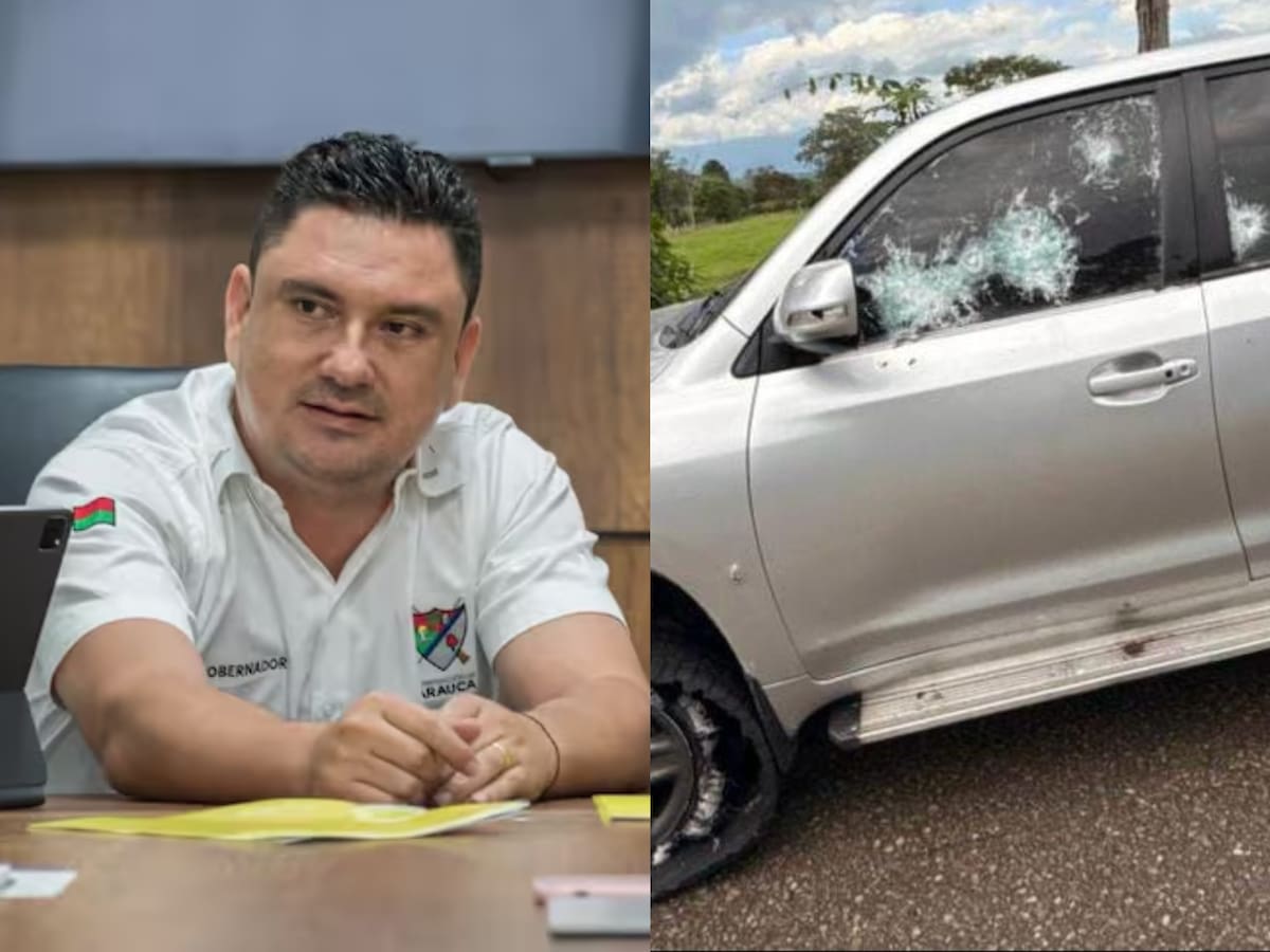 El gobernador de Arauca, Renson Martínez, fue víctima de un atentado