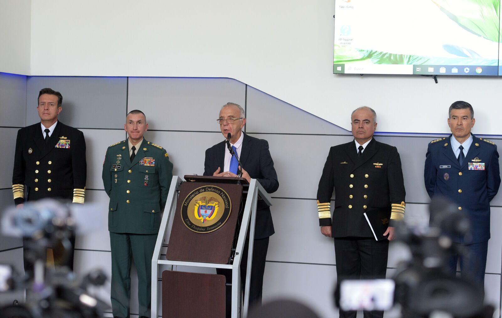 Ministro de Defensa, Iván Velásquez. Foto: Cortesía.