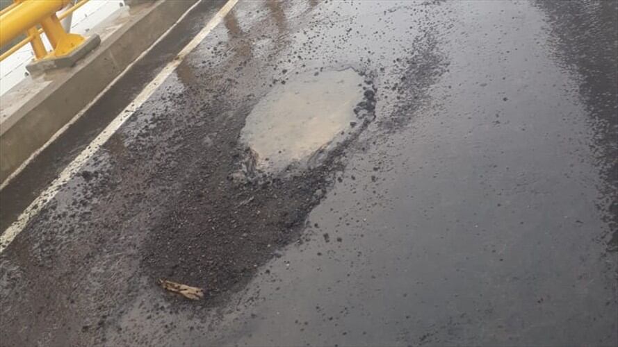 Invías también aseguró que las actividades de recuperación que se deben realizar en la estructura, están cubiertas por las garantías del proyecto.. Foto: Comunidad San Andrés - Santander.