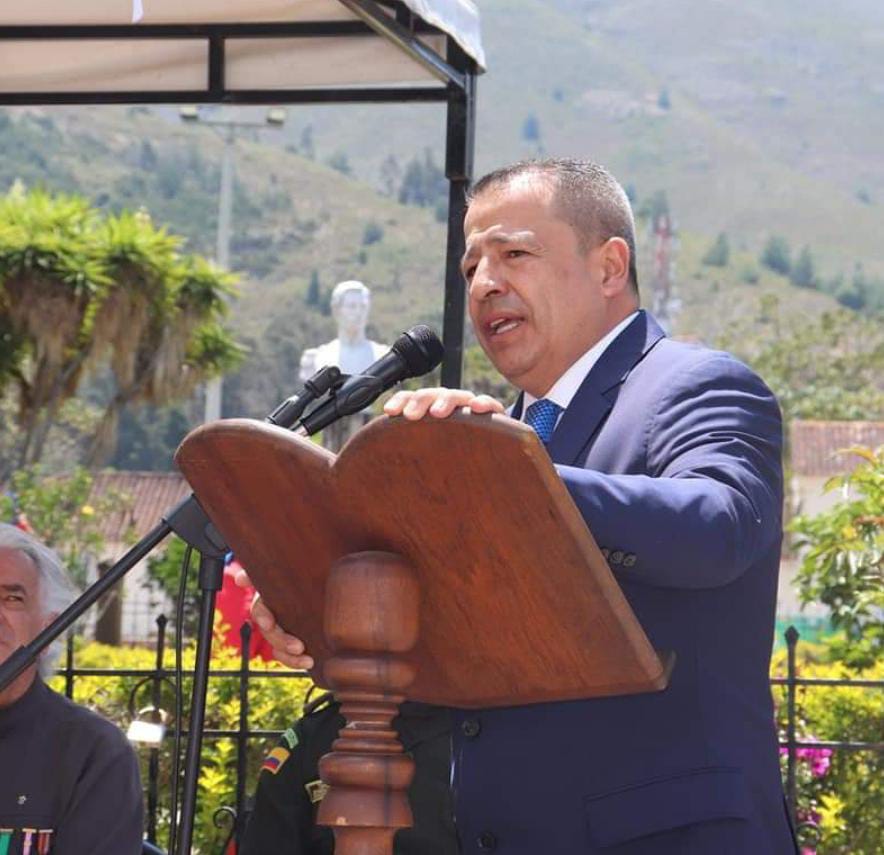 Josué Javier Castellanos, exalcalde de Villa de Leyva, Boyacá / Foto: Suministrada.