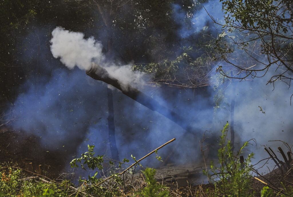 Ucrania refuerza su frontera con Bielorrusia // Foto: Ercin Erturk/Anadolu Agency via Getty Images)