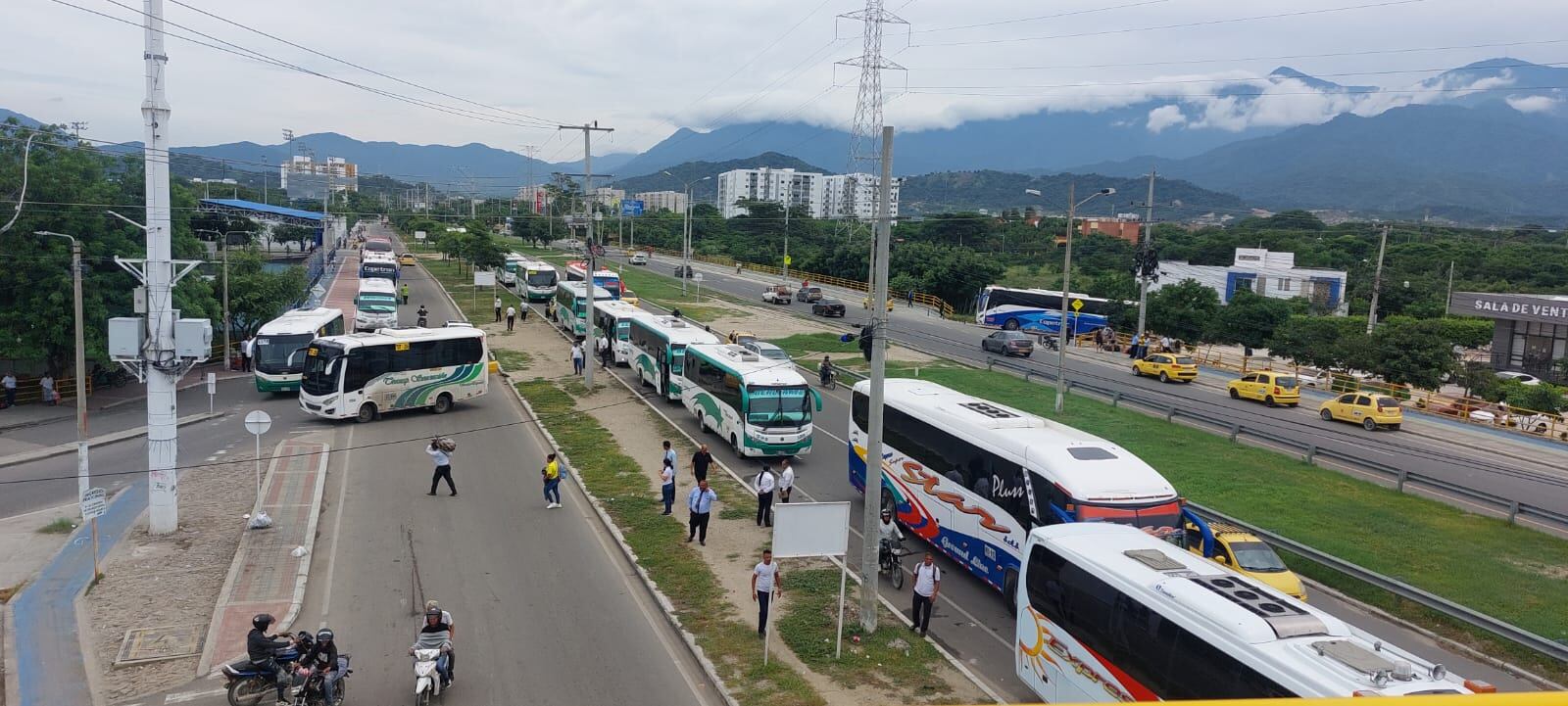 Paralizado el servicio en la Central de Trasporte de Santa Marta/ Suministrada.