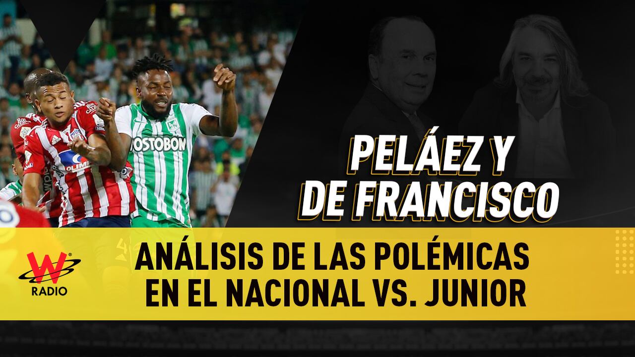 Atlético Nacional vs. Junior de Barranquilla. Foto: Dimayor