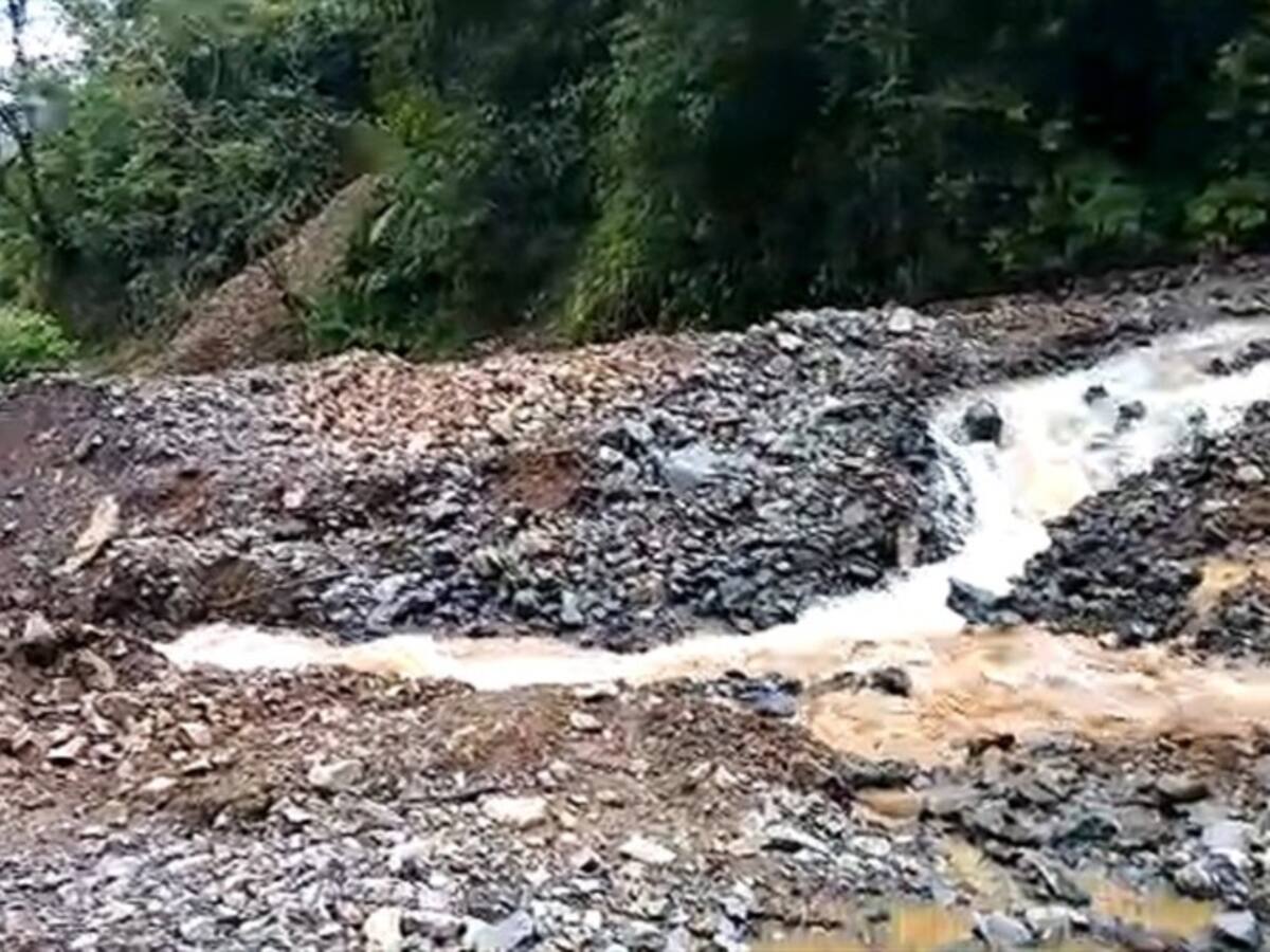 Lluvias generan emergencias y deslizamientos en Suárez, Cauca