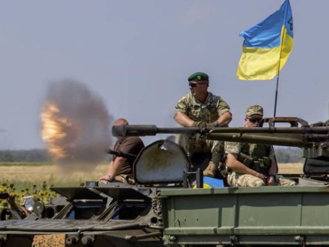 Soldados fronterizos ucranianos. Foto: Getty Images