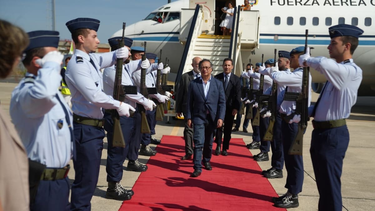 Presidente Petro inicia su visita de trabajo en Portugal