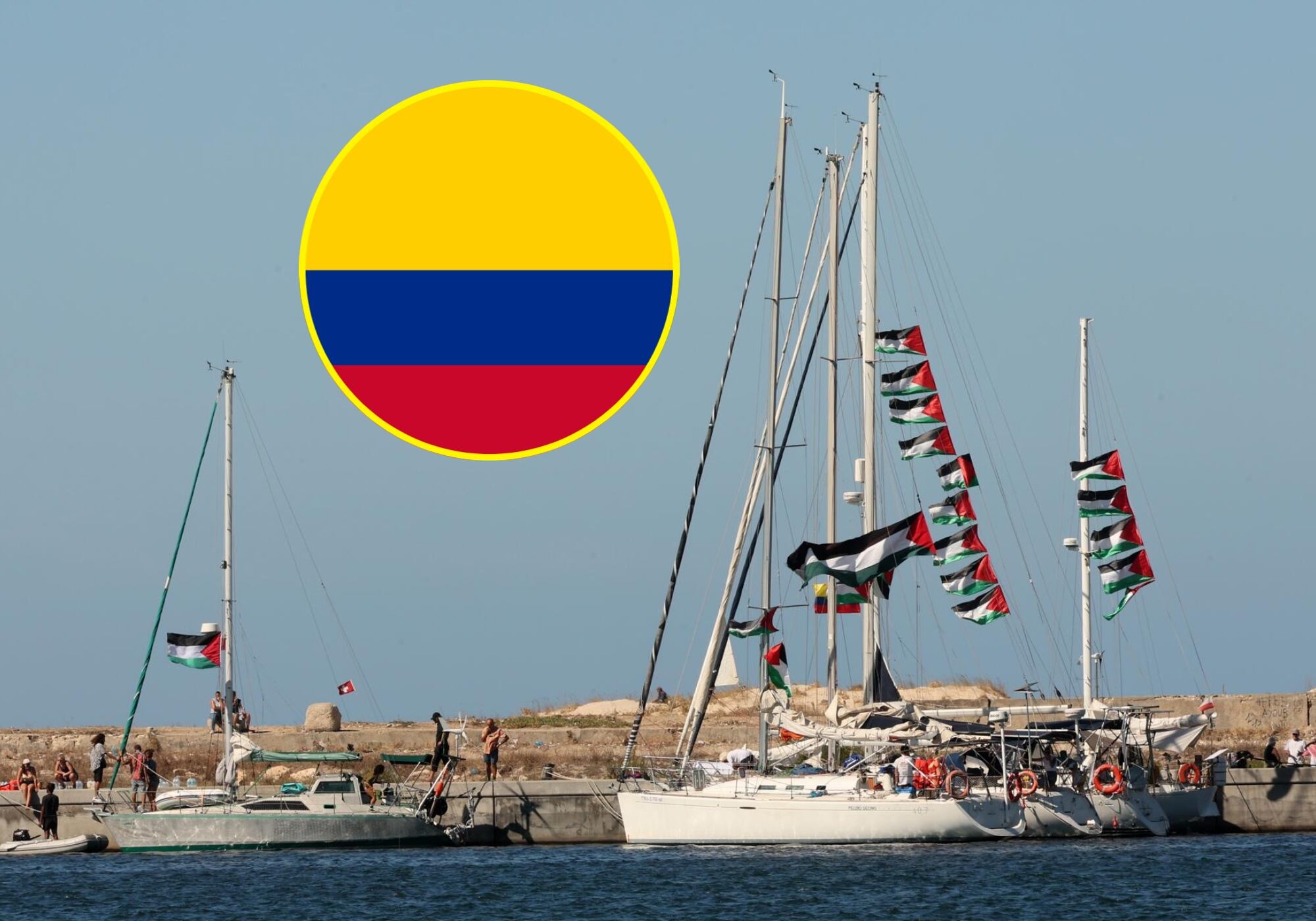 Liberan a colombianas que iban en flotilla rumbo a Gaza y que habían sido detenidas por Israel