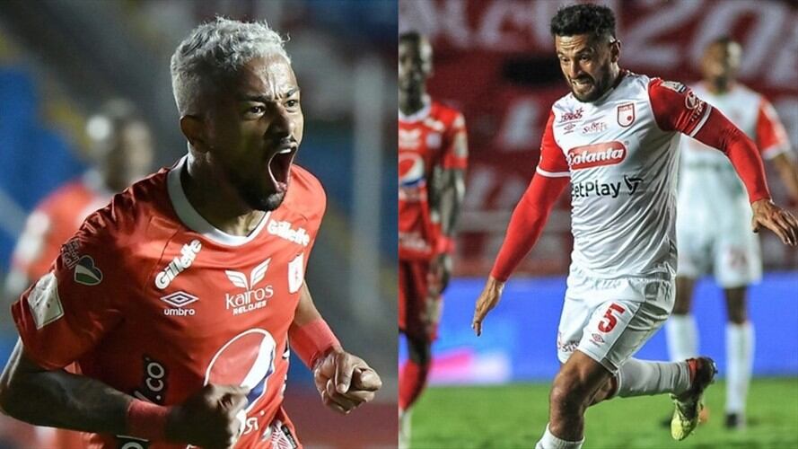 Partido de vuelta del América de Cali y Santa Fe. Foto: Colprensa