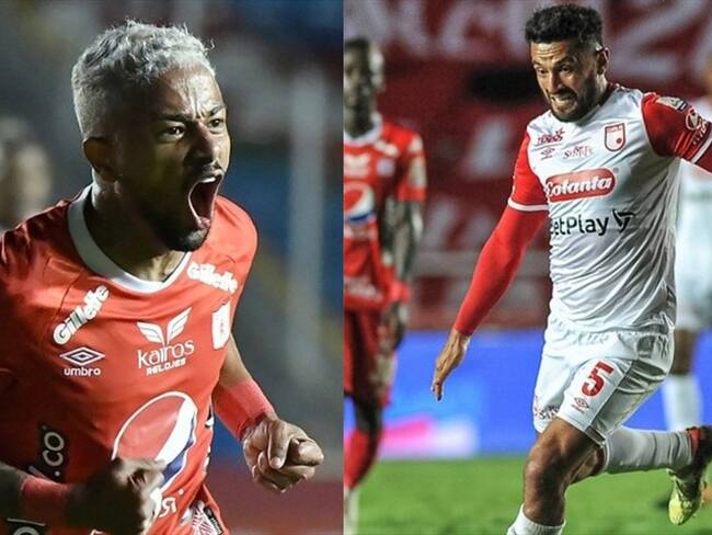 Partido de vuelta del América de Cali y Santa Fe. Foto: Colprensa
