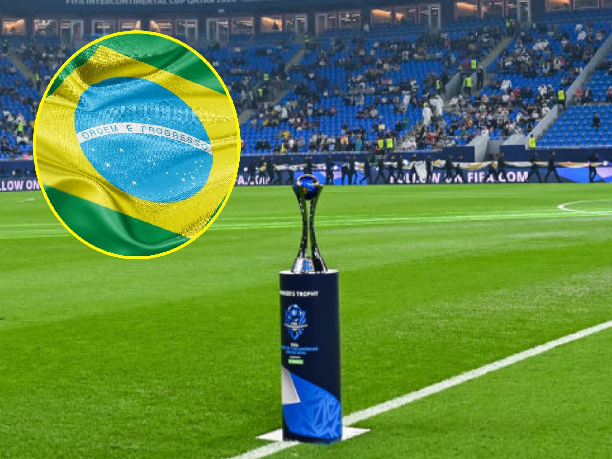 Copa Libertadores. I Foto: Noushad Thekkayil/NurPhoto via Getty Images. Bandera de Brasil. I Foto: Getty Images.