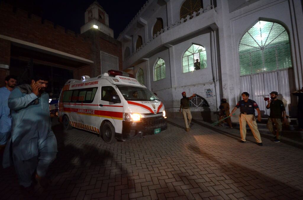 Explosión en Pakistán. 30 de julio 2023. Foto: Hussain Ali/Anadolu Agency via Getty Images.