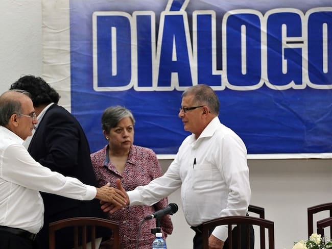 Negociadores del Gobierno y Farc en La Habana. Foto: Agencia EFE