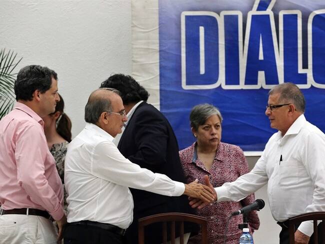 Negociadores del Gobierno y Farc en La Habana. Foto: Agencia EFE