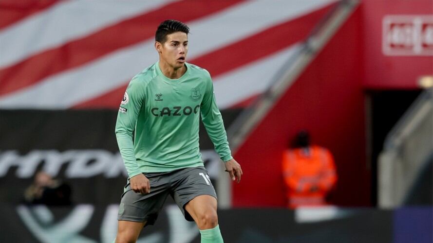 James Rodríguez es el mejor jugador de la Premier. Foto: Getty