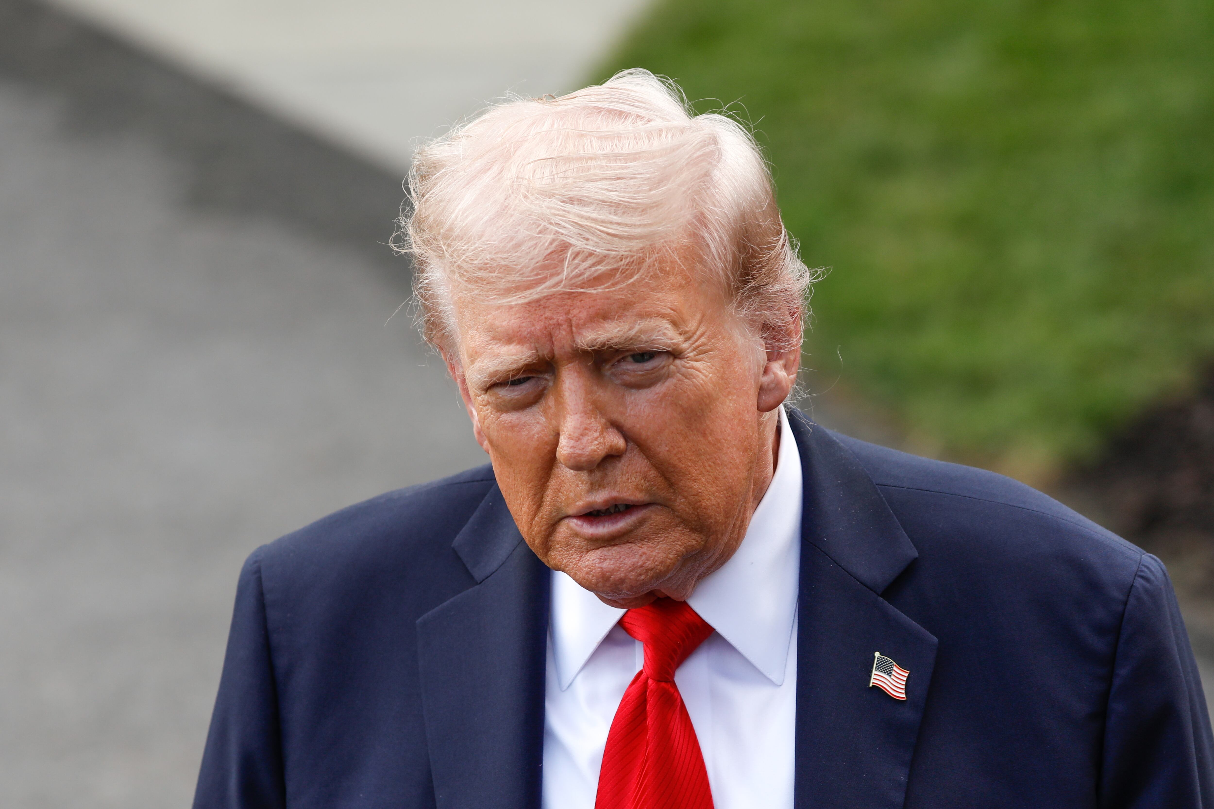 El presidente de los Estados Unidos, Donald Trump en la Casa Blanca el 11 de septiembre de 2025. FOTO: Yasin Ozturk/Anadolu vía Getty Images