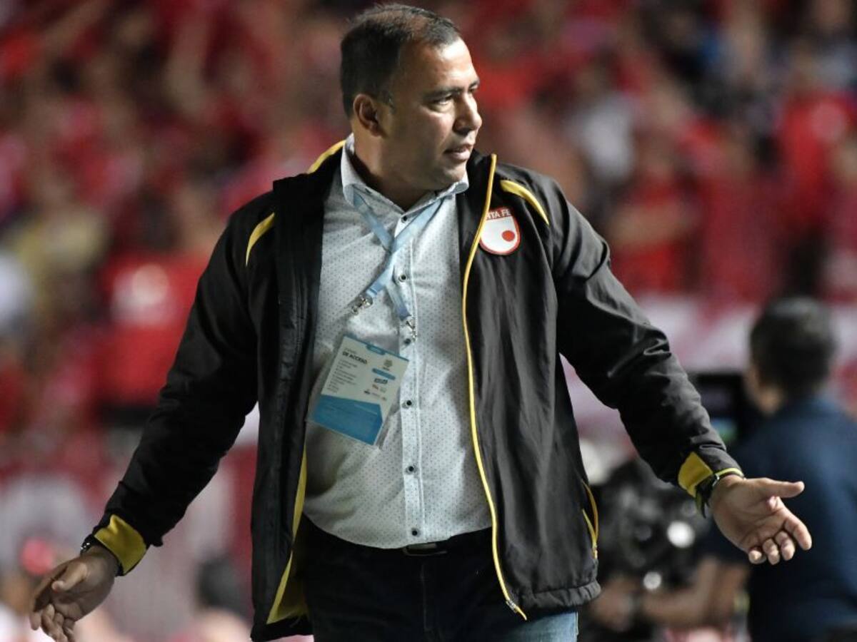 Ser campeones es el sueño de todos: Harold Rivera, técnico de Independiente Santa Fe