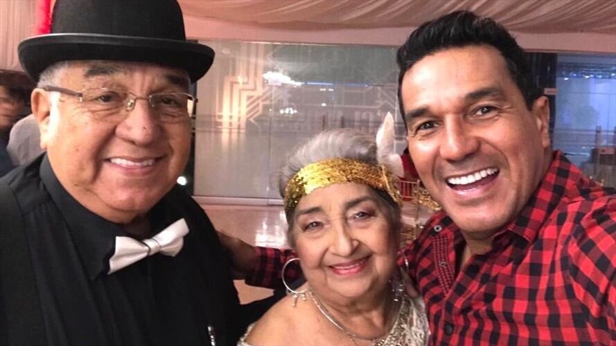 Alci Acosta, Ruth Agudelo y Checo Acosta. Foto: tomada de Twitter @checoacosta