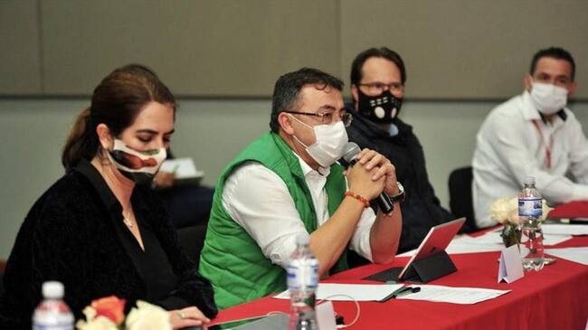 Además de denunciar ante la Fiscalía, el mandatario dijo que también lo hará en la Superintendencia Nacional de Salud. . Foto: Alcaldía de Sogamoso