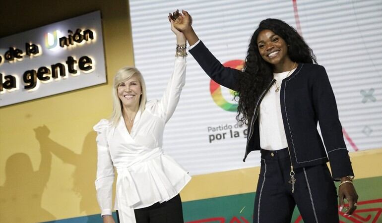 Caterine Ibargüen anunció su aspiración al Senado con el Partido de la U. Foto: Colprensa