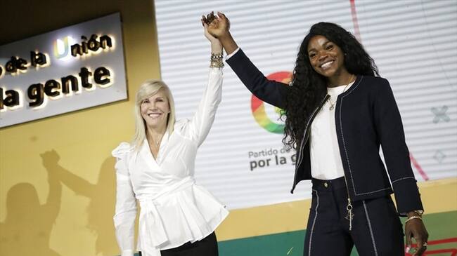 Caterine Ibargüen anunció su aspiración al Senado con el Partido de la U. Foto: Colprensa