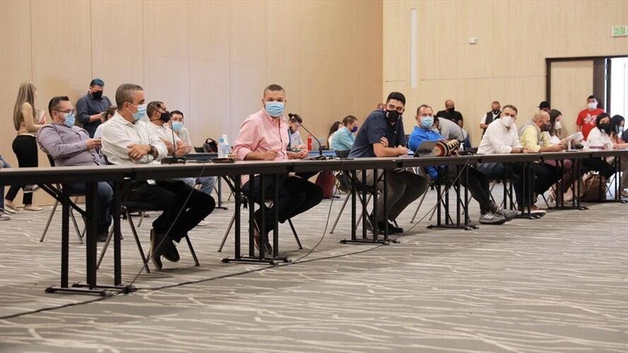 ALCALDES DE LA VIRGINIA, DOSQUEBRADAS, SANTA ROSA DE CABAL Y PEREIRA. Foto: Alcaldía de Pereira