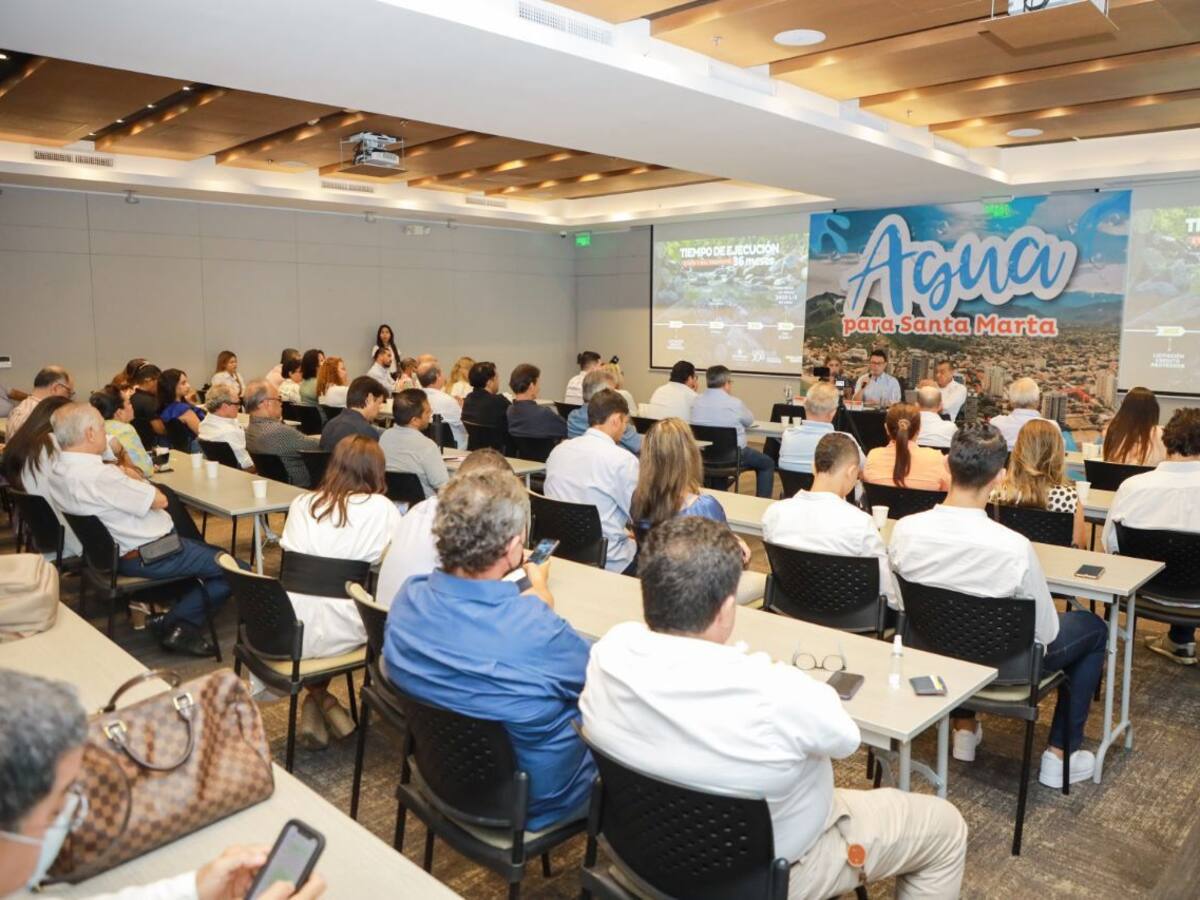 Socializado proyecto para la solución al desabastecimiento de agua en Santa Marta