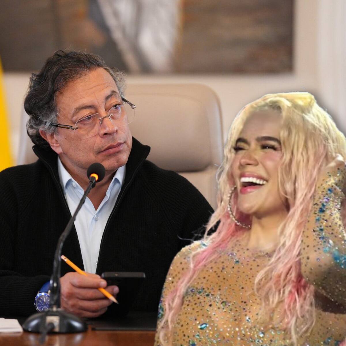 Presidente Petro reiteró su propuesta de condecorar con la Cruz de Boyacá a Karol G