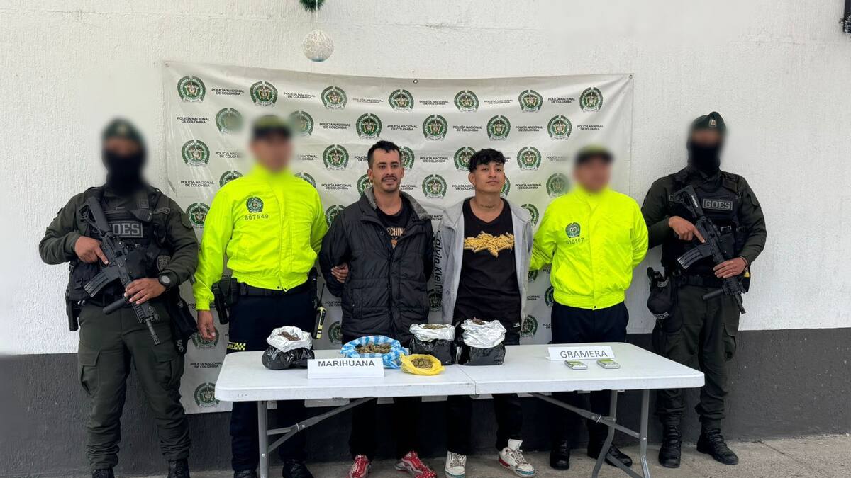 Capturados dos presuntos colaboradores de las disidencias de las Farc en Cauca