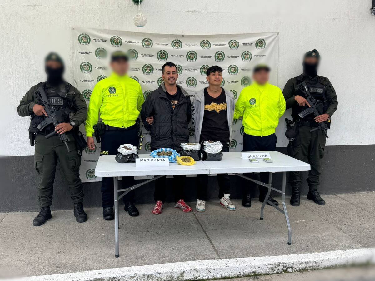 Capturados dos presuntos colaboradores de las disidencias de las Farc en Cauca