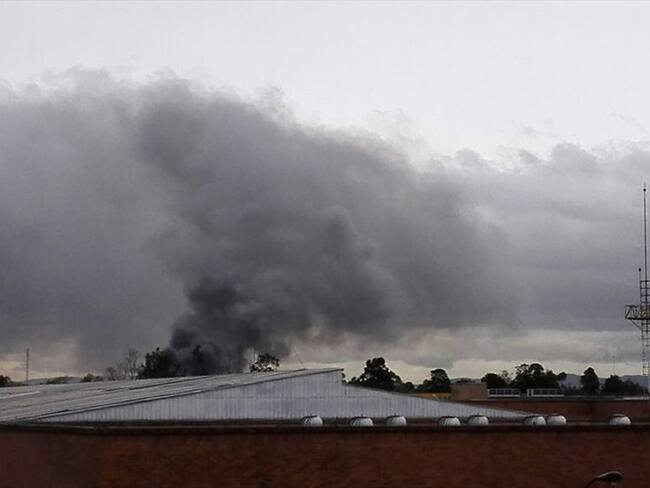 Incendio en Fontibón. Foto: Colprensa