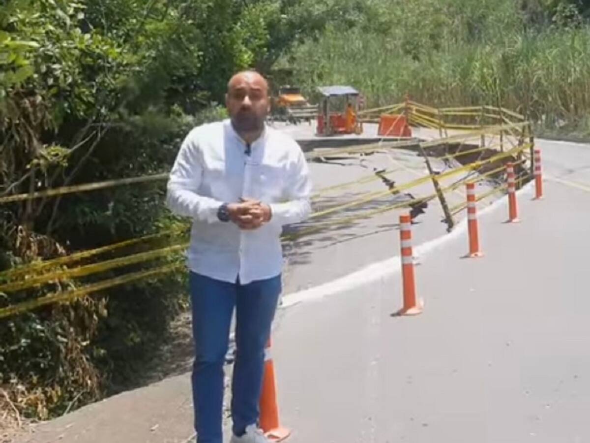 Alcalde de Supía hace llamado urgente para que intervenga la vía Manizales, Medellín