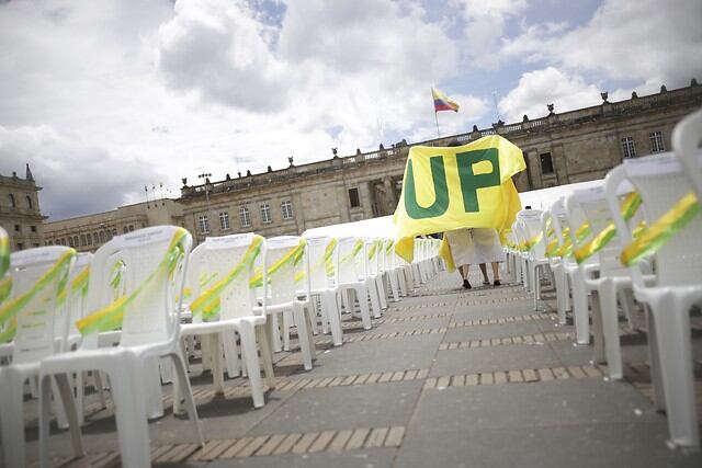 JEP reconoce como víctimas a más de 15 líderes de la UP y sus familiares por exterminio. Foto/Colprensa.