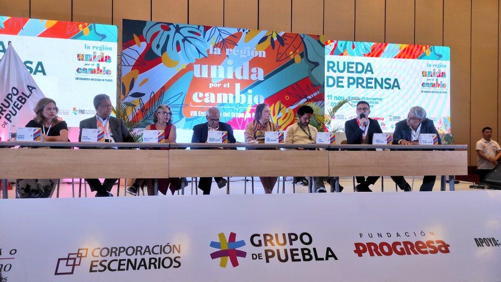 Grupo de Puebla. Foto: Gobernación del Magdalena