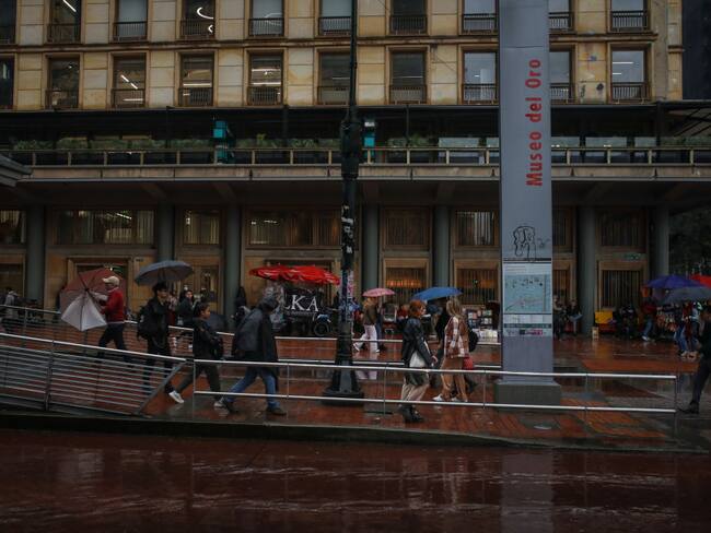 Lluvias en Bogotá. (Photo by Juancho Torres/Anadolu Agency via Getty Images)