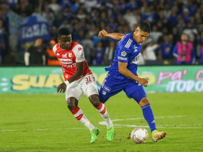 Daniel Cataño, volante de Millonarios. (Photo by Daniel Garzon Herazo/NurPhoto via Getty Images)