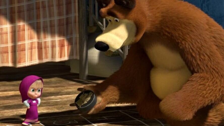 Por qué la animación rusa Masha y el Oso es el dibujo animado más visto en YouTube. Foto: BBC Mundo