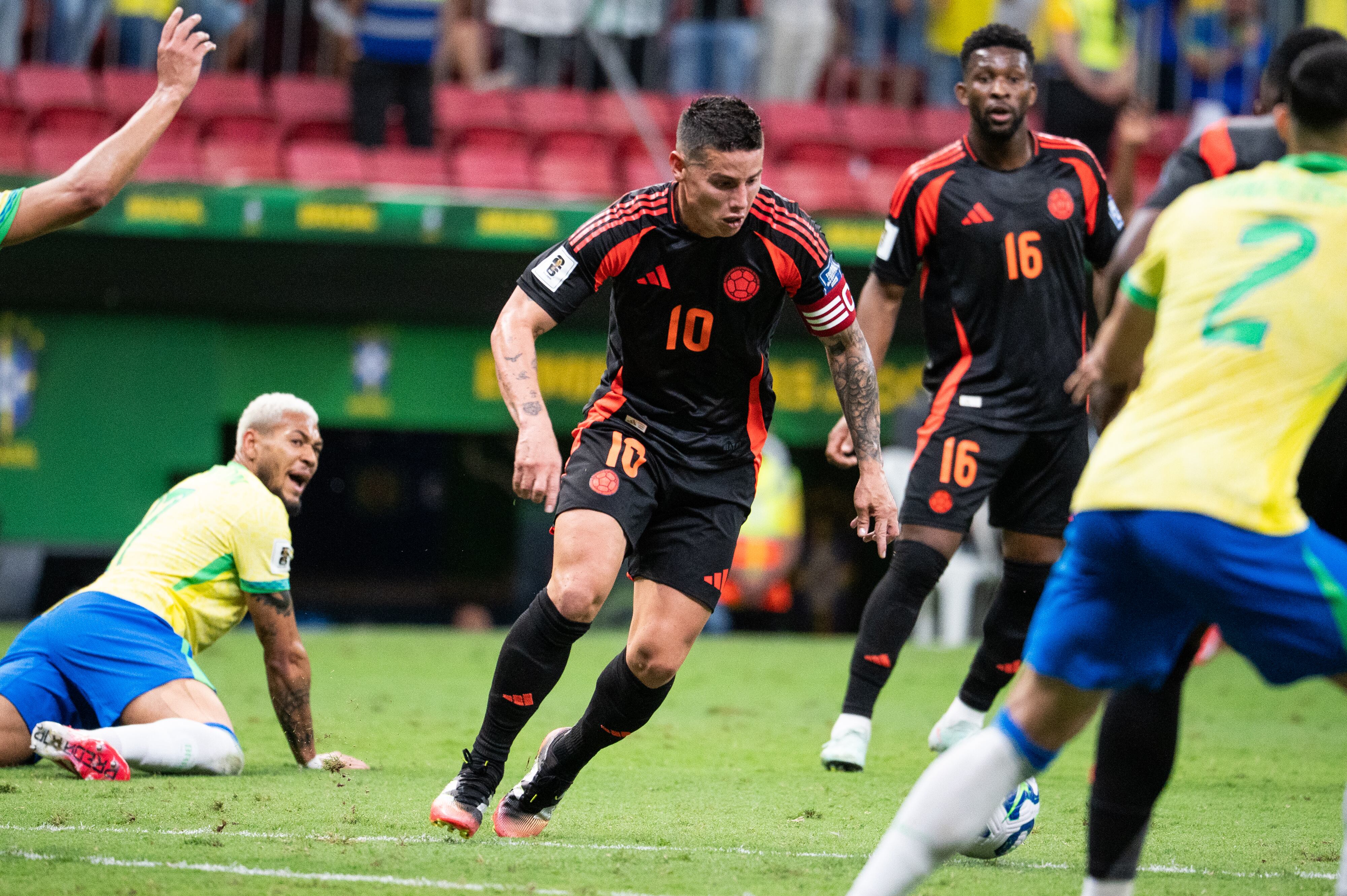 Colombia vs. Brasil en Eliminatorias. (Photo credit should read Rebeca Schumacker / GocherImagery/Future Publishing via Getty Images)