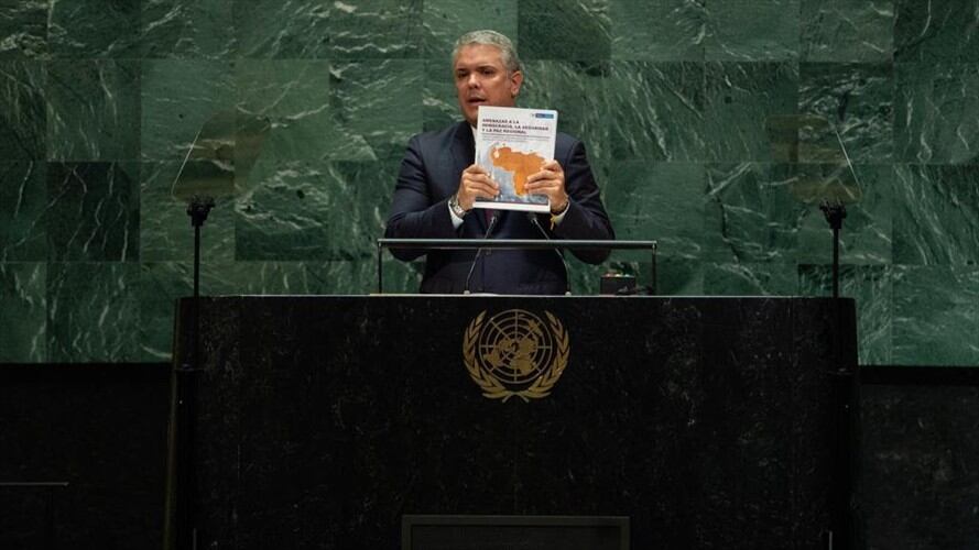 El mandatario anunció que dichas pruebas son contundentes y que serán entregadas al secretario general de la ONU, Antonio Gutérres.. Foto: Presidencia