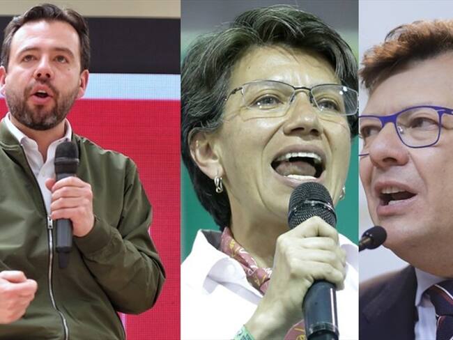 De acuerdo con la nueva encuesta de "mosqueteros", Galán tiene el 29,1% mientras que Claudia López cuenta con el 23,2%. Foto: Colprensa