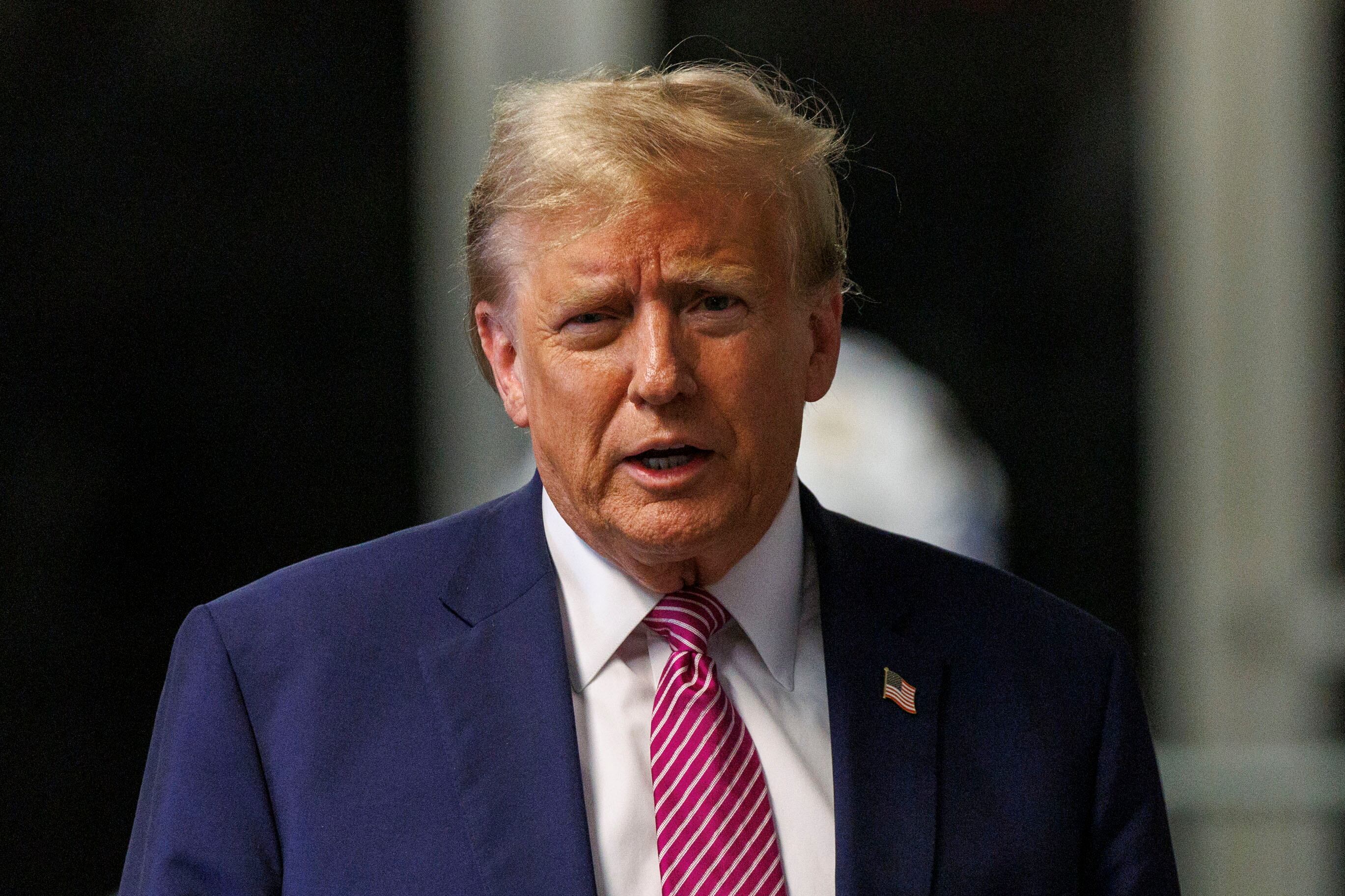 Expresidente Donald Trump. (tormenta, Nueva York) EFE/EPA/SARAH YENESEL / POOL