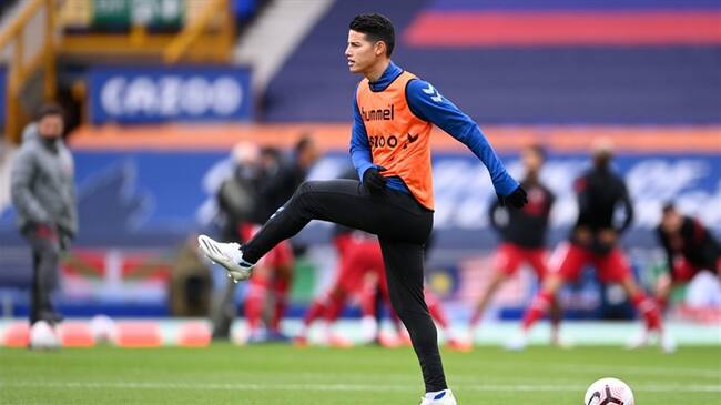 : James Rodríguez está listo para jugar ante el Manchester United. Foto: Getty