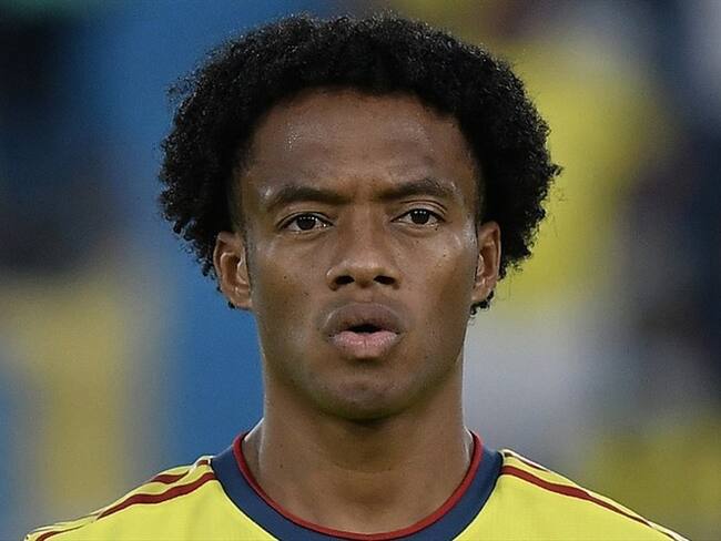Juan Guillermo Cuadrado ante Paraguay por Eliminatorias . Foto: Gabriel Aponte/Getty Images
