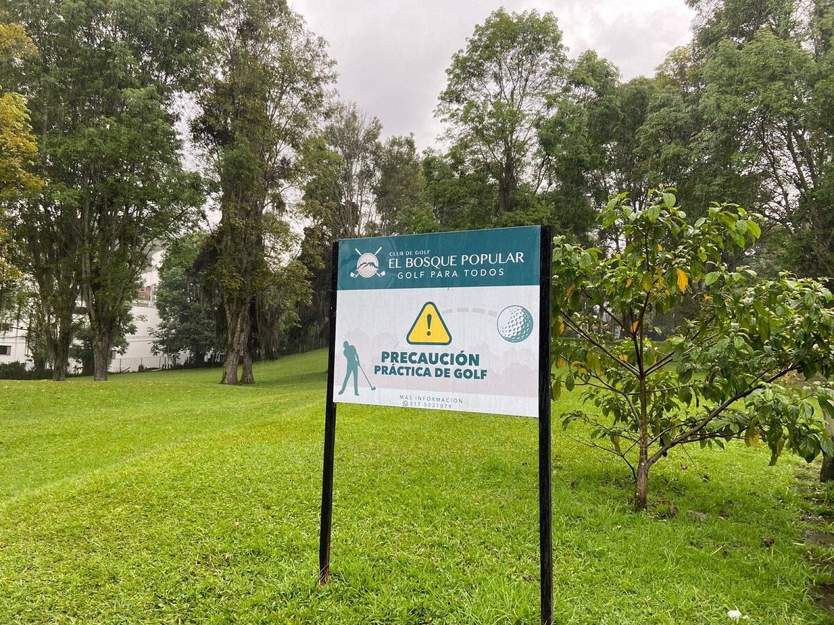 Denuncian la implementación de una cancha de golf en el Bosque Popular de Manizales