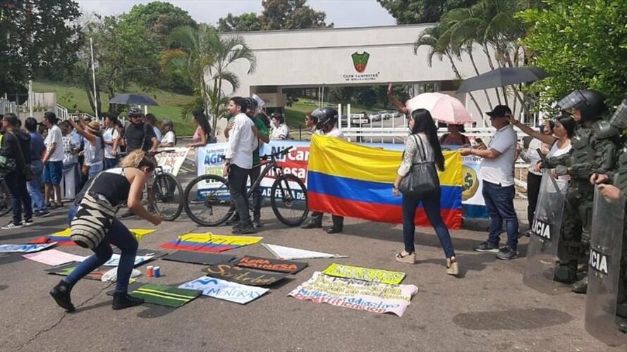 Continúan las inconformidades por el proyecto de Minesa en inmediaciones del páramo de Santurbán.. Foto:La W.