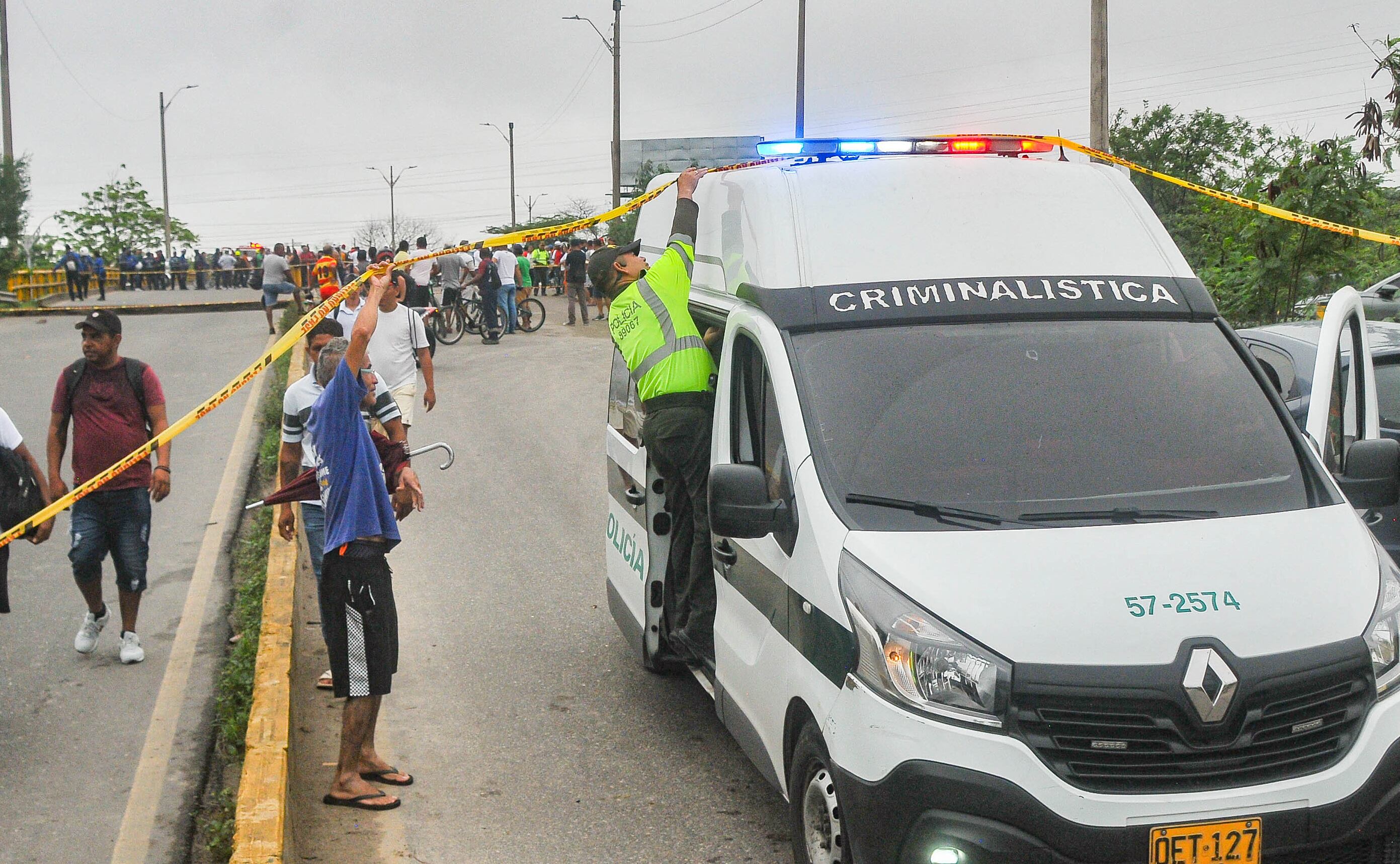 Policía de Colombia. Foto: JESUS RICO/AFP via Getty Images.