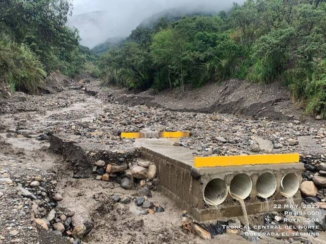 Incomunicado Santander con Norte de Santander por la Troncal Central del Norte