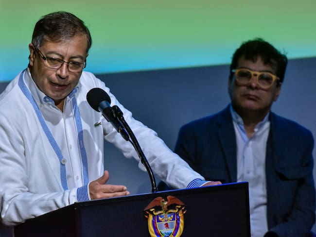 Gustavo Petro, presidente de Colombia. Vía Getty Images.