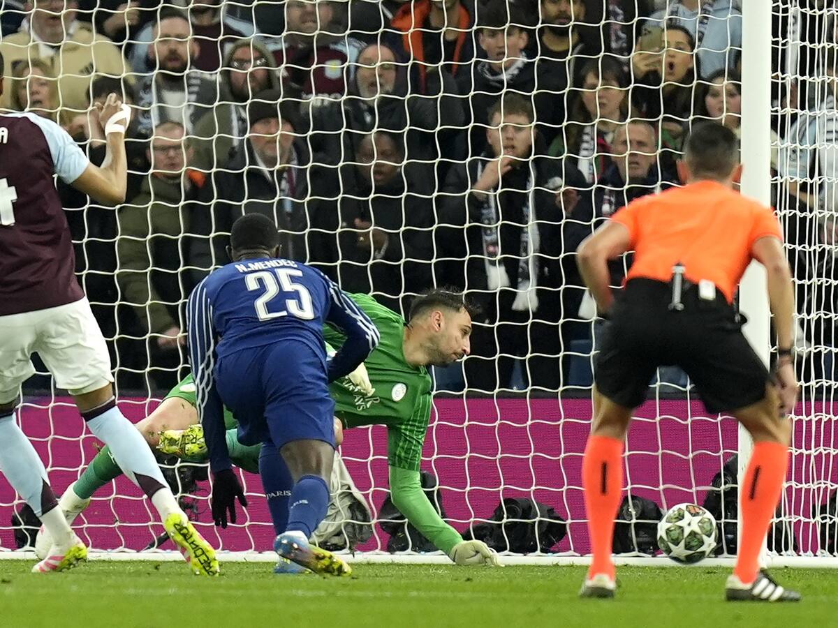 PSG está en las semifinales de la Champions League: derrotó 5-4 en el global al Aston Villa