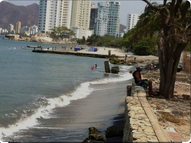 Foto: Erosión en Playa Salguero/ Gissell Campo