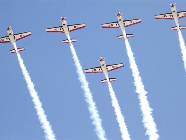 VII Feria Aeronáutica internacional F-AIR Colombia 2015. Foto: Colprensa